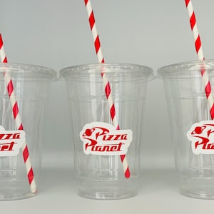 Toy Story Party cups, Toy Story Birthday Party, WoodyParty, Jessie Birthday Party, Toy Story Party Favors, Pizza Party, Disposable