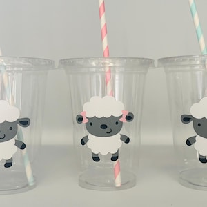 Lamb baby shower, Sheep Baby Shower favors,, Sheep Party,Little Lamb baby shower, Nursery Rhyme baby shower,Lamb Party Supplies, Disposable