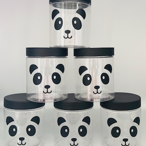 Panda Party Favors, Panda party containers, Panda baby shower, Panda Birthday Party, Girl Panda, Boy Panda, Party Favor Containers