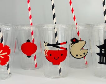 Hibachi Party Cups, Hibachi Baby Shower, Hibachi Dinner, Hibachi Bridal Shower, Hibachi Night