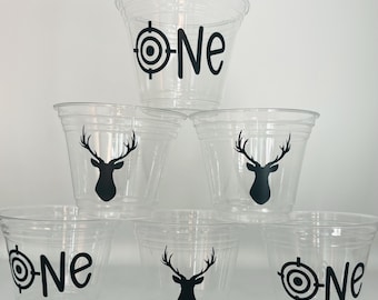 Deer Party, The Big one, Deer Baby Shower, Gender Reveal Baby shower,  Hunting party, Deer party Supplies, Hunting Party Favors