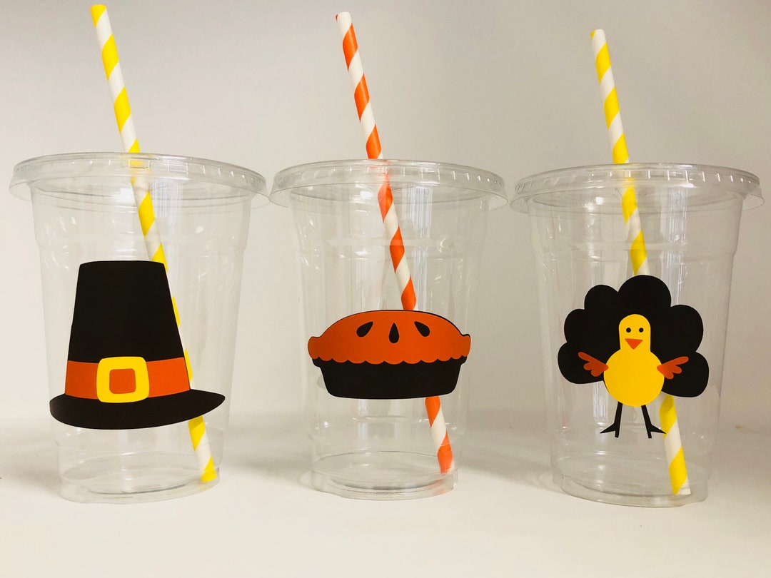 Thanksgiving Party Cups Thanksgiving Kids Cups Pilgrim Party Etsy
