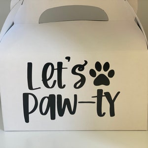 Dog Party Favors, Puppy Party Favors, Pet Party Favors, Dog Birthday Party, Puppy Birthday Party, Adopt a pet Party favor, Pet Party Box,