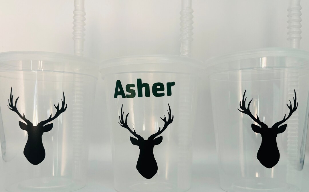 Deer Party Cups, Deer Birthday Party Cups, Deer Baby Shower Cups ...