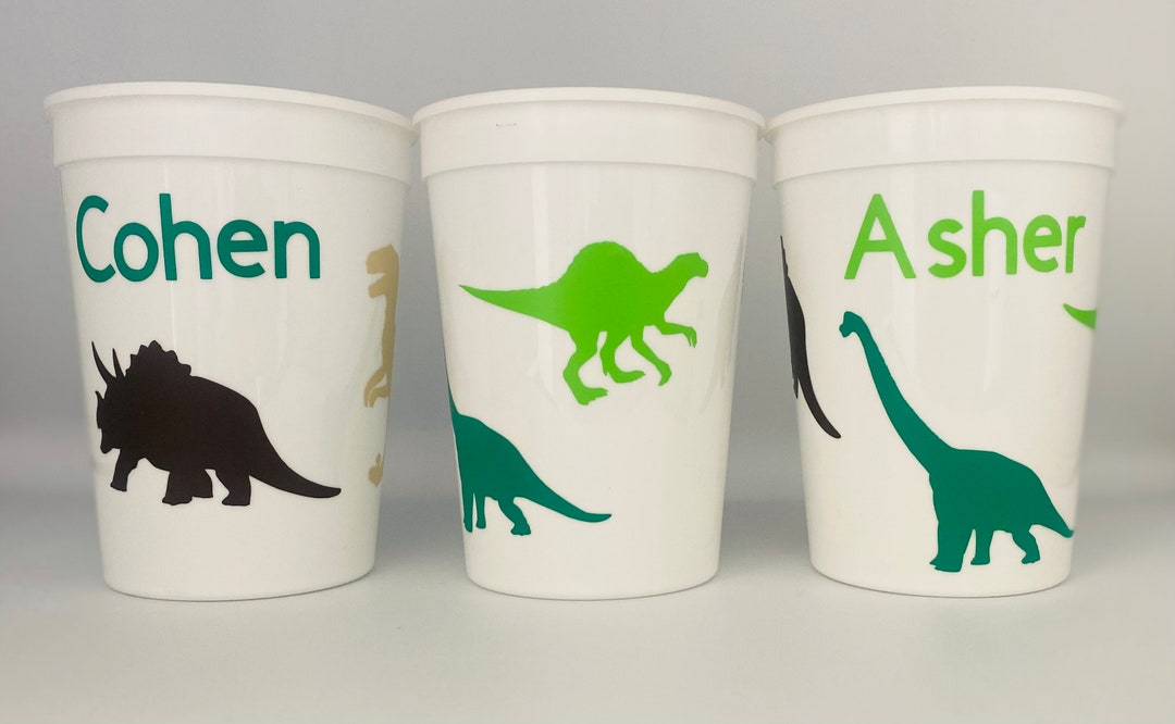 Dinosaur Party Cups, Dinosaur Party Favor, Dino Party Cups, Dinosaur