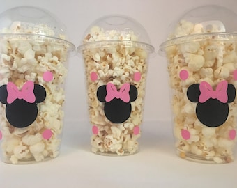 Minnie Mouse party Cups, Minnie Mouse Party Favors, Minnie Mouse party Cups, Minnie Mouse Birthday Party Cups, Pink Minnie Mouse, Disposable