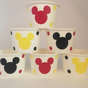 Mickey Mouse Party Cups, Mickey Mouse Birthday Cups, Mickey Party ...