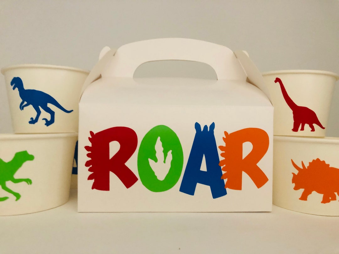 Dinosaur Party Favors Dino Birthday Party Favor Boxes Etsy