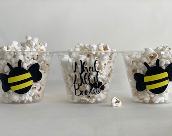 Bee Party Cups, Bumblebee Party cups, Bee Baby Shower, Bee Birthday Party Cups, Bee Party Favors, Bumblee party Supplies, Bee Hive Party