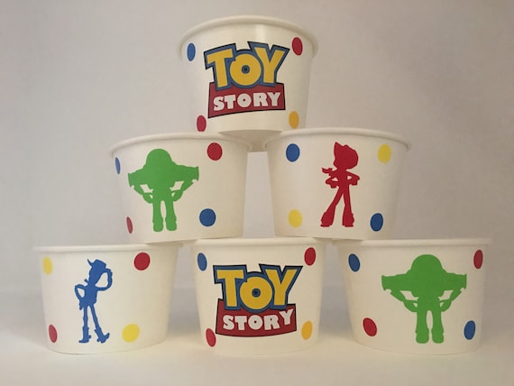 Toy Story Party Snack Cups, Toy Story Birthday Party, Woody Party, Jessie Party, Toy Story Party Supplies, Toy Story party favors