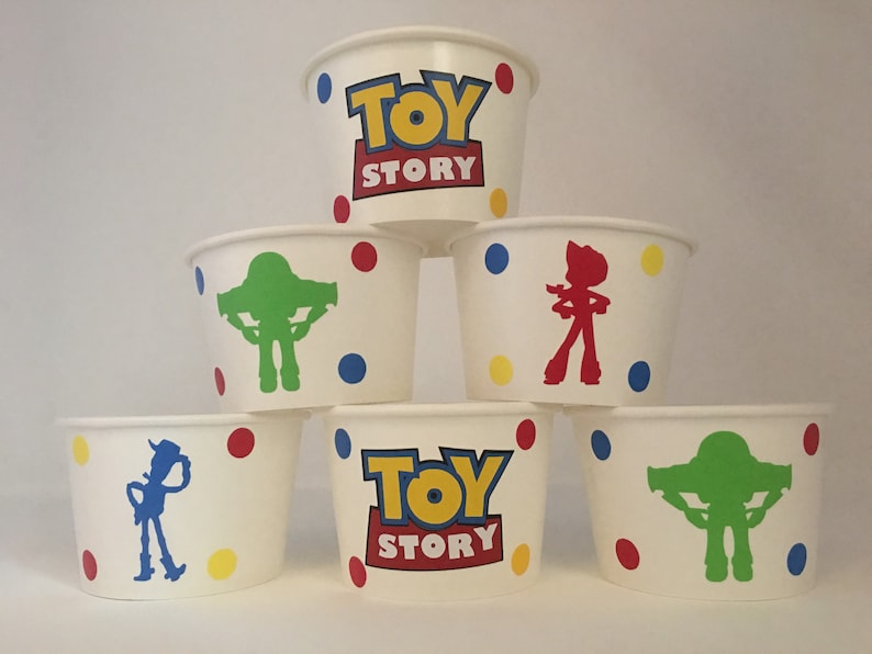 Toy Story Party Snack Cups, Toy Story Birthday Party, Woody Party, Jessie Party, Toy Story Party Supplies, Toy Story party favors image 1
