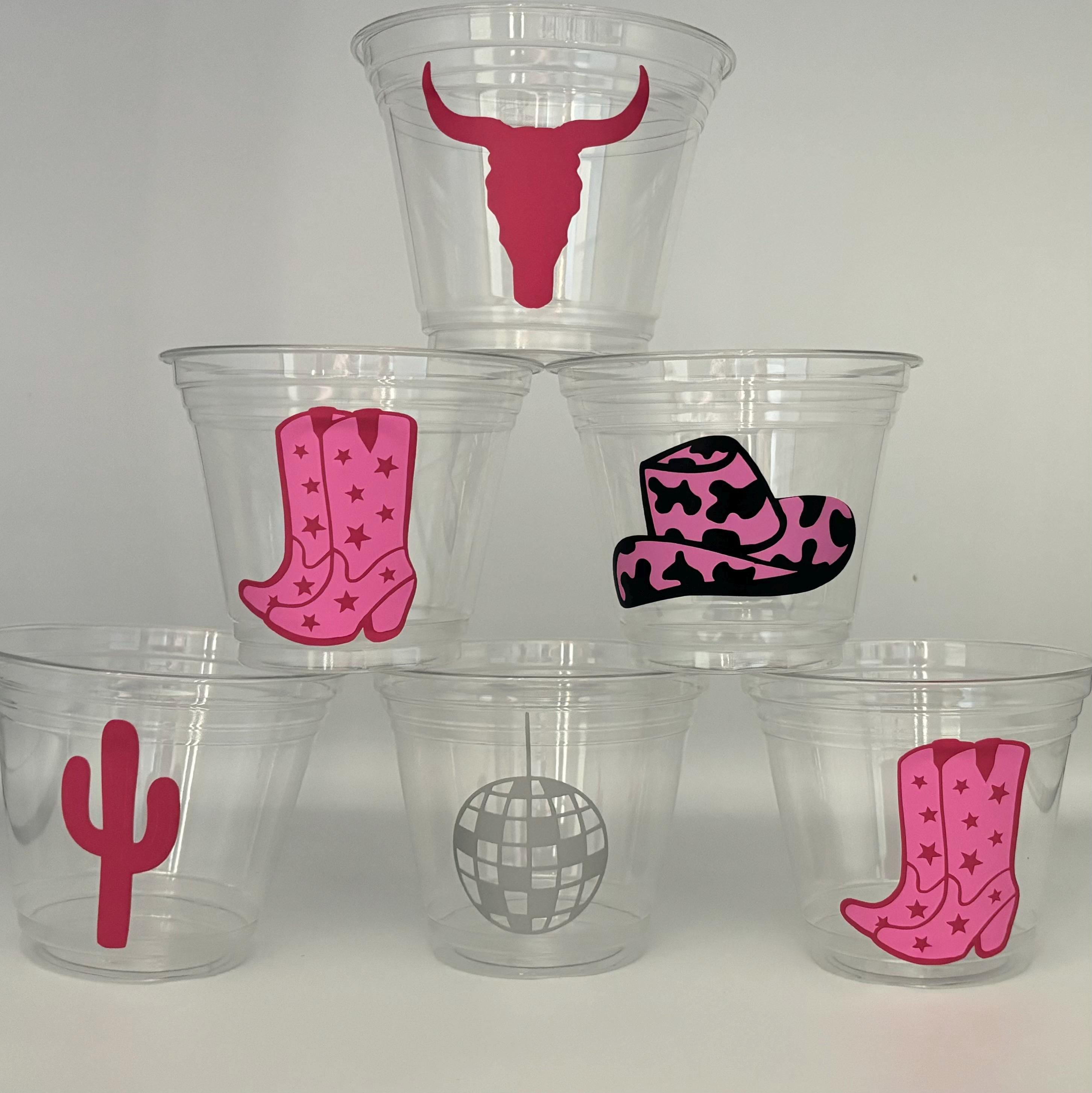 Space Cowgirl Party, Cowgirl Party Cups, Cowgirl Birthday Party Cups, Western Party Cups, Horse Party ,Cowgirl baby shower, Cowgirl Favor