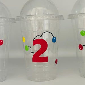 Bouncy Ball Party Cups,Bouncy Ball Birthday,Ball Party, Lets Have A Ball,It&#39;s a ball to be two, Bouncy Ball Party Favors,Ball Party Supplies
