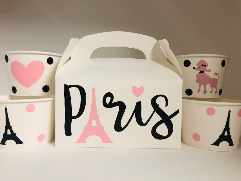 Paris gift box Paris Party gift Bon Voyage Favors,Paris Party Supplies Paris favors Paris Birthday Party favors Paris Party Favor Boxes
