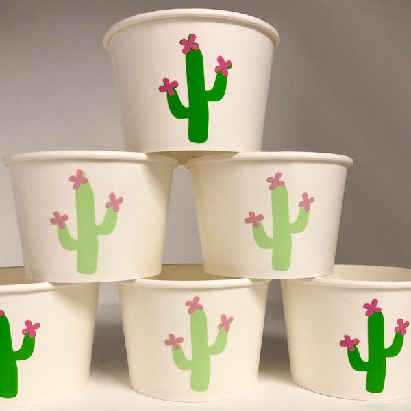 Cactus Party Snack cups, Cactus Birthday Party Snack Cups,Cactus Baby Shower,Cactus Party Favors, Cactus Party Supplies, Fiesta Party, Nacho