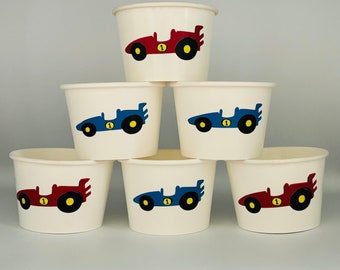 Race Car Party Cups, Race Car Birthday Party, Racing Party, Car Party Cups, Race Car Baby Shower, Race car party favors, Race car Favors