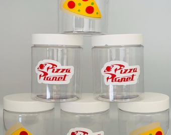 Toy story Party favor, Toy Story Birthday Cups, Woody Party Cups, Toy Story Party Supplies, Toy Story Birthday Party, Pizza Planet