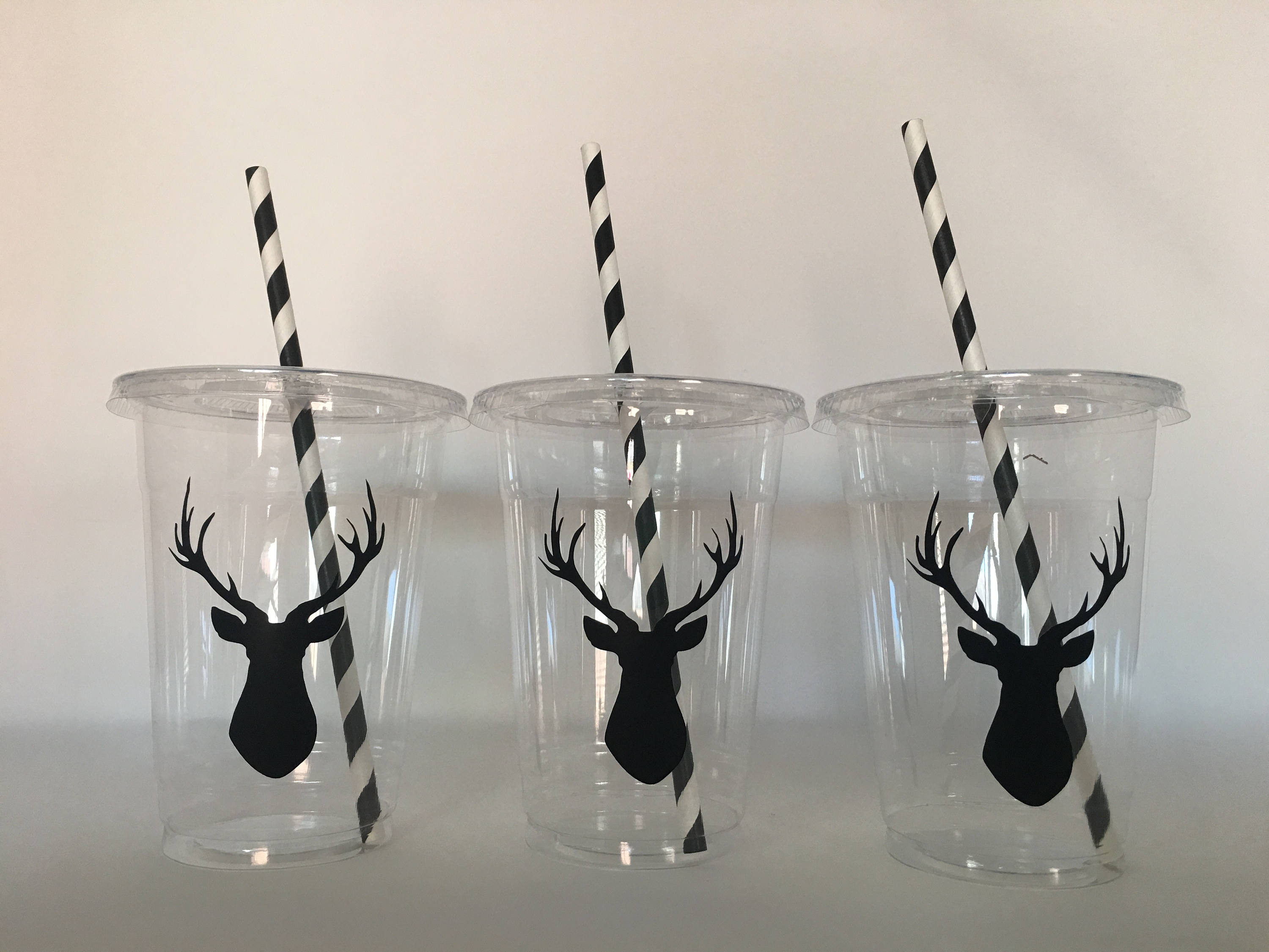 Deer Party Cups Deer Birthday Party Cups Deer Baby Shower | Etsy