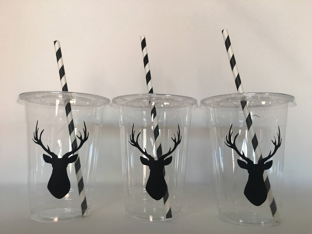 Deer Party Cups, Deer Birthday Party Cups, Deer Baby Shower Cups ...