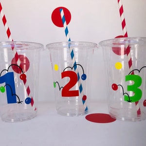 Bouncy Ball Party Cups,Bouncy Ball Birthday,Ball Party, Lets Have A Ball,It&#39;s a ball to be two, Bouncy Ball Party Favors,Ball Party Supplies