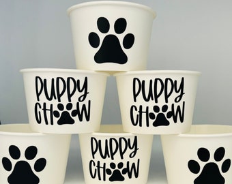 Dog Party Cups, Puppy party cups, Adopt a dog Party cups, Dog Birthday Party, Puppy Birthday Party, Dog Party Favors, Dog Party supplies