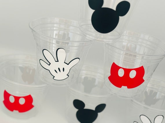 Simple Modern Mickey Mouse Birthday Napkins