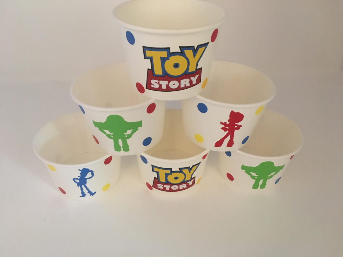 Toy Story Party Snack Cups Toy Story Birthday Party Woody - Etsy