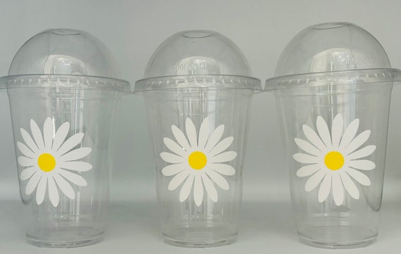 Daisy Party Cups, Daisy Birthday Party Cups, Flower Party Cups, Daisy Baby  Shower Party Cups, Daisy Party Favors, Daisy Party Supplies - Etsy