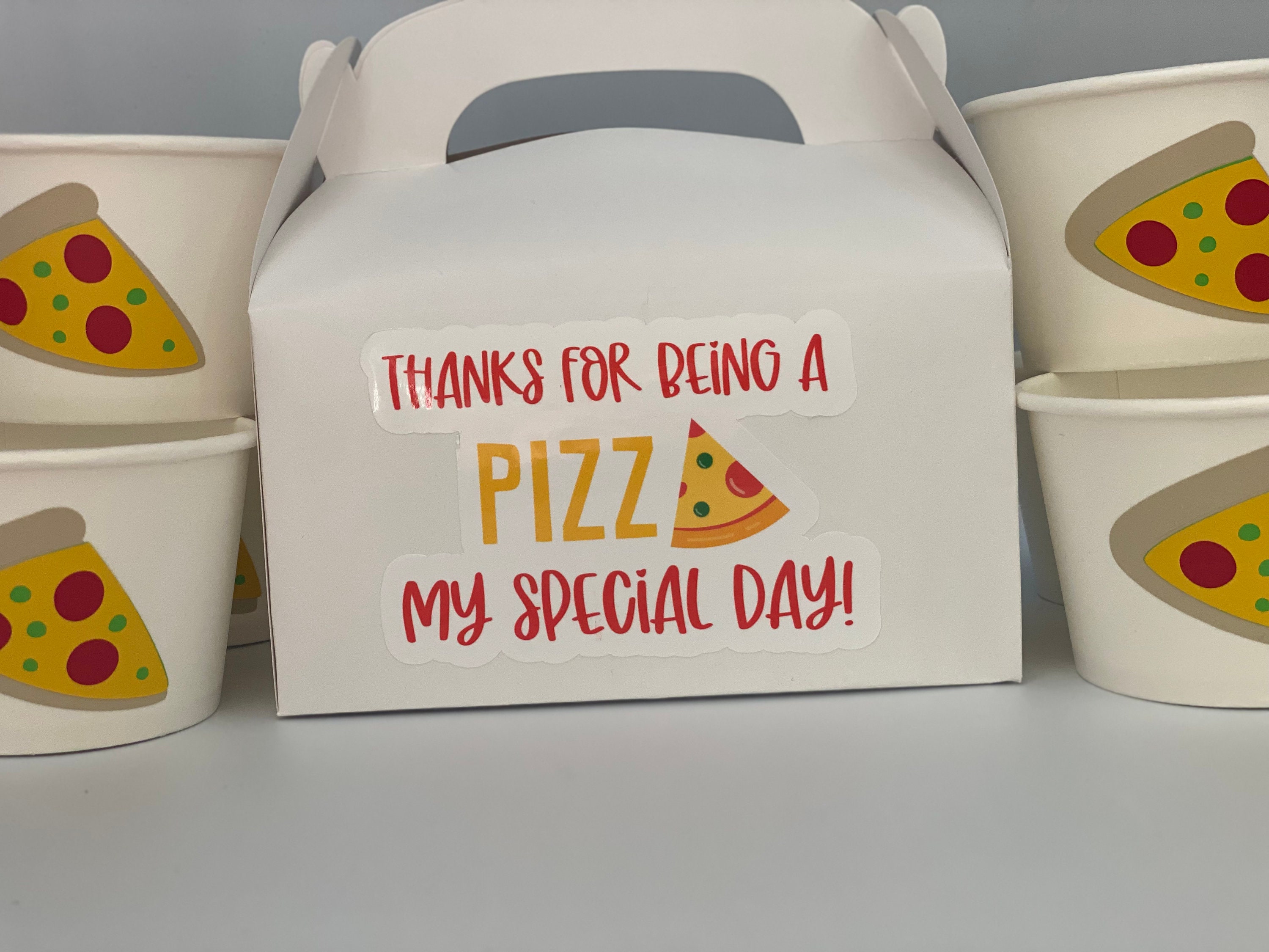 6. Mini Pizza Coasters Genuine Chef Fred Graphics Pizza Box -  UK