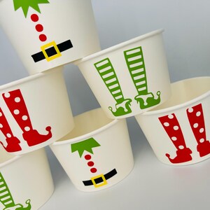 Elf Party Snack Cups, Elf Birthday Party Cups, Christmas Party Cups ...
