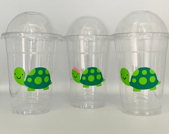 Turtle Party Cups, Reptile Birthday Party Cups, Snack Party Cups, =Turtle Party Supply, Lizard Party cups, Reptile Party supply,Snake Party