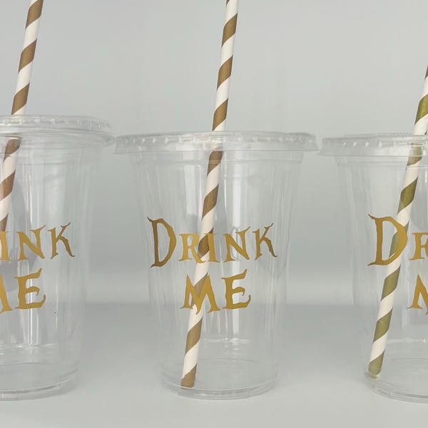 Alice in wonderland party cups, Alice Party, Tea Party, Alice Birthday Party Cups, Alice in Wonderland, Alice in Onederland, Disposable
