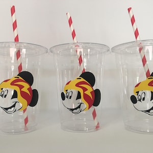 Mickey Roadster Racers Birthday party Cups, Mickey Roadster Racers Party Cups, Roadster Party Supplies, Mickey Mouse Party, Disposable