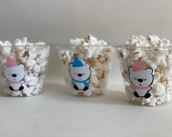 Polar Bear Party Cups, Polar Bear Birthday Party, Polar Bear Party Supplies, Winter Party, Winter Animal Party, Polar Bear Party Favors