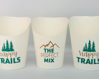 Trail Mix Party Containers, Camping Trail Mix, Hunting Trail Mix, Woodland Trail Mix, Trail Mix bar, Trail Mix Containers, Mountain