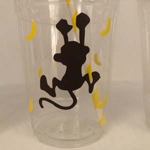 Monkey Party Cups Monkey Birthday Party Cups Monkey Baby - Etsy