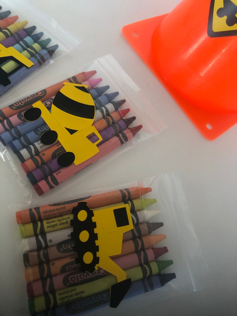 Construction Party Favors Construction Birthday Party Favors Etsy