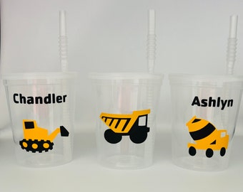 Construction Party Favors, Construction Party Cups, Construction Birthday Party, Construction Baby Shower, Construction party Supplies