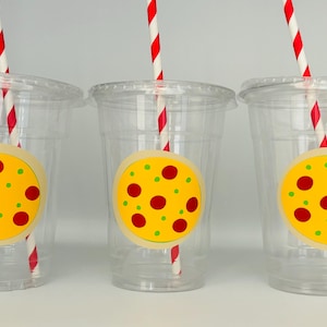 Pizza party cups, Chef Party Cups, Cooking Party Cups, Chef Birthday Party, Pizza Birthday Party, Cooking Birthday,Party Supply,Disposable