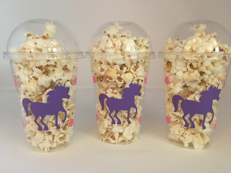 Unicorn Party Favor Cups Unicorn Birthday Party Favors Etsy