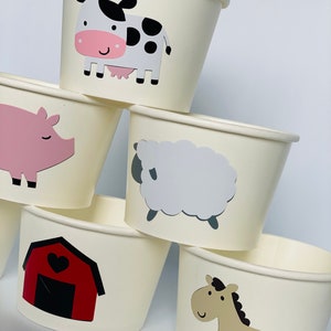 Farm Party Snack Cups, Farm Birthday Party, Farmers Party, Horse Party ...
