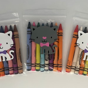 Cat Party Favors, Kitten Party Favors, Cat Birthday Party Favors, Adopt a Pet party favor, Animal Party favors, Cat Party Supplies, Kitten