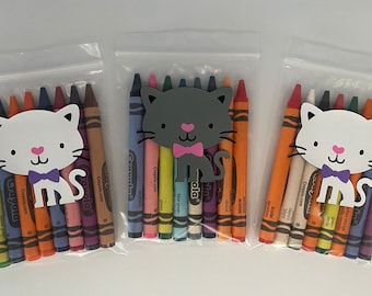 Cat Party Favors, Kitten Party Favors, Cat Birthday Party Favors, Adopt a Pet party favor, Animal Party favors, Cat Party Supplies, Kitten