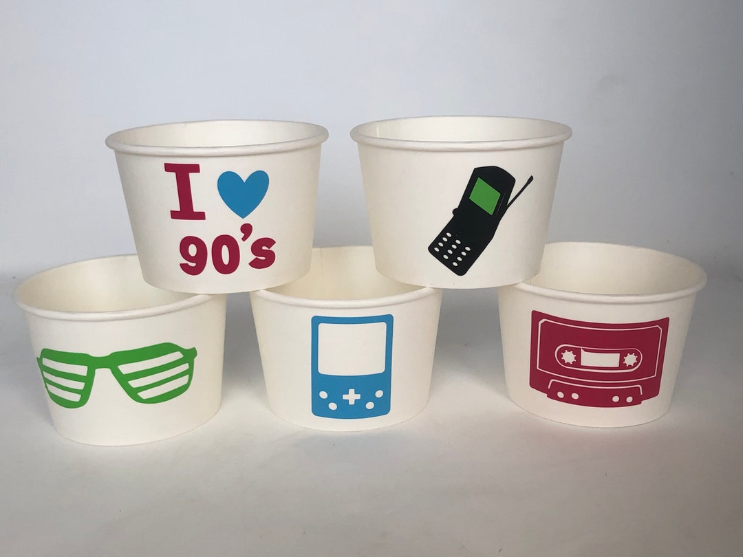 90's Birthday Party Cups, 90's Party Cups, 90's Party Favors, 90's ...