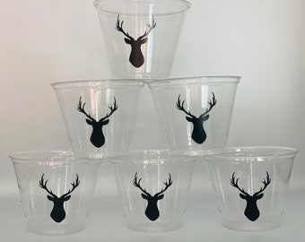 Deer Party, Deer or Doe, Deer Baby Shower, Gender Reveal Baby shower,  Hunting party, Deer party Supplies, Hunting Party Favors