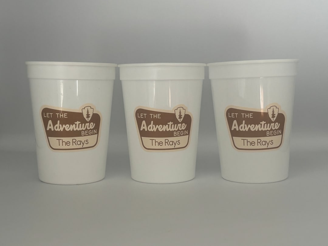 Camping Party Cups National Park Party Cups Outdoor Party Etsy