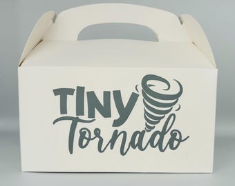 Tornado Party Favors, Tornado Party Favor Boxes, Tornado Party, Weather Party, Tornado Party Supplies, 2nd Birthday, Tiny Tornado, Disaster