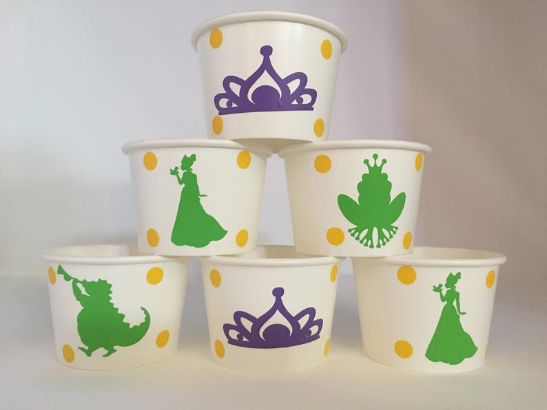 Princess and the Frog Party Cups Tiana Party Cups Princess Etsy