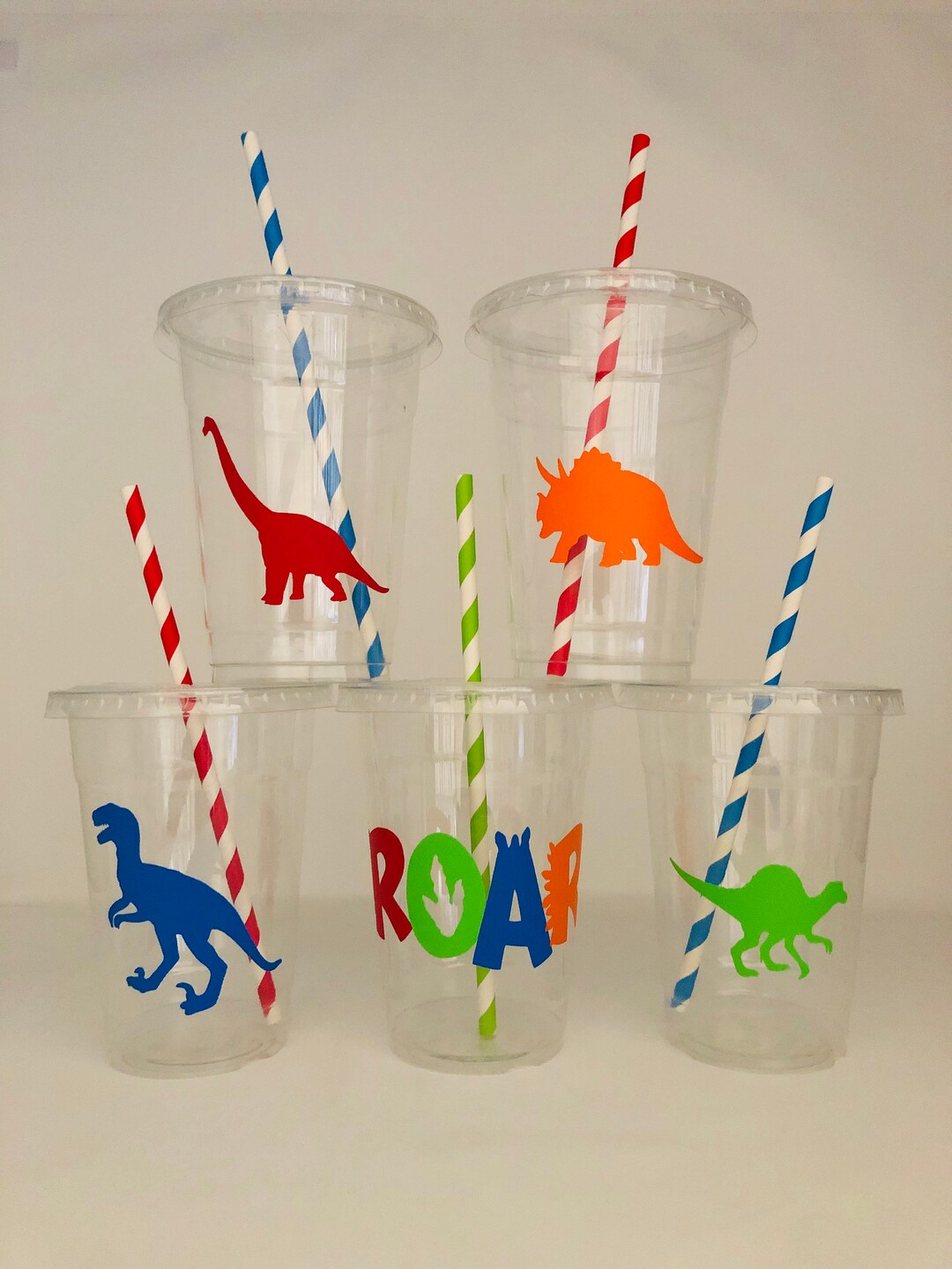 Dinosaur Party Cups, Dinosaur Birthday Party Cups, Dinosaur Baby Shower