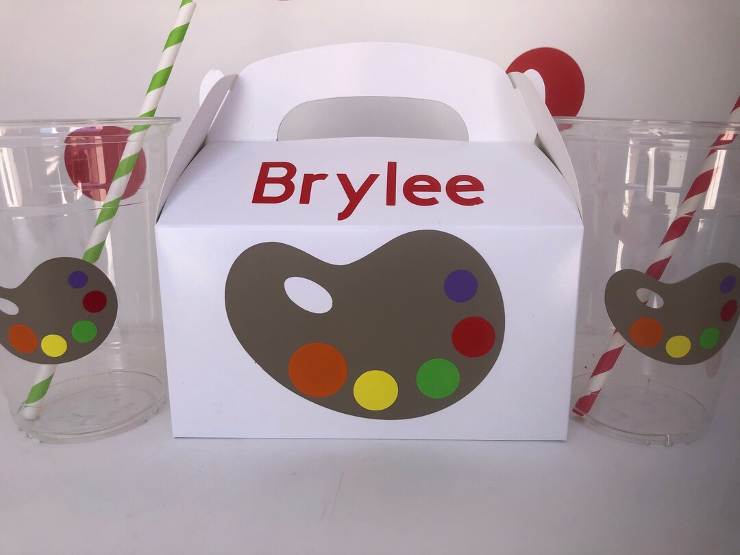 Paint Party Favors, Paint Birthday Party Favor, Art Party, Artist Party